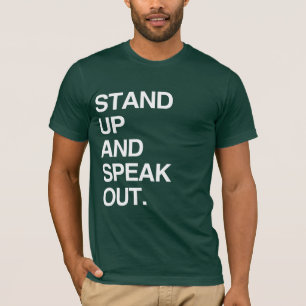 CAMISETA LEVANTE-SE E FALE O QUE PENSA