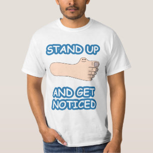 Camiseta Levante-se e obtenha-se observado