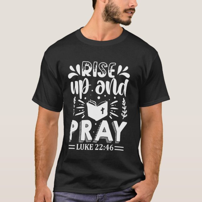 Camiseta Levante-se E Ore Lucas 2246 (Frente)