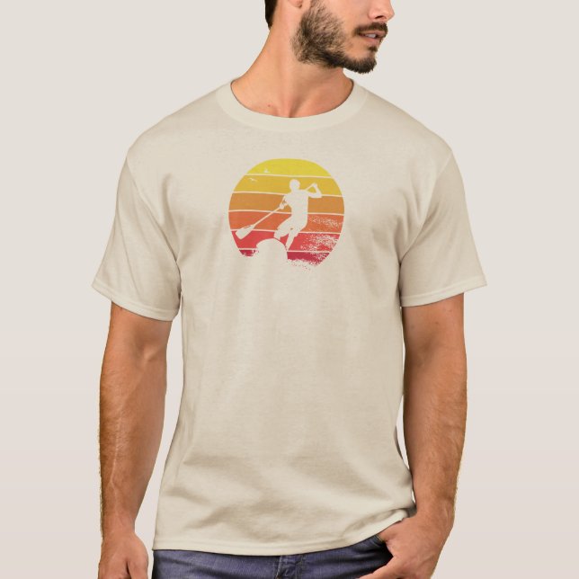 Camiseta Levante-se e remando o surfista (Frente)