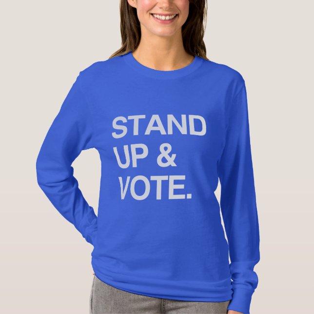 CAMISETA LEVANTE-SE E VOTE (Frente)