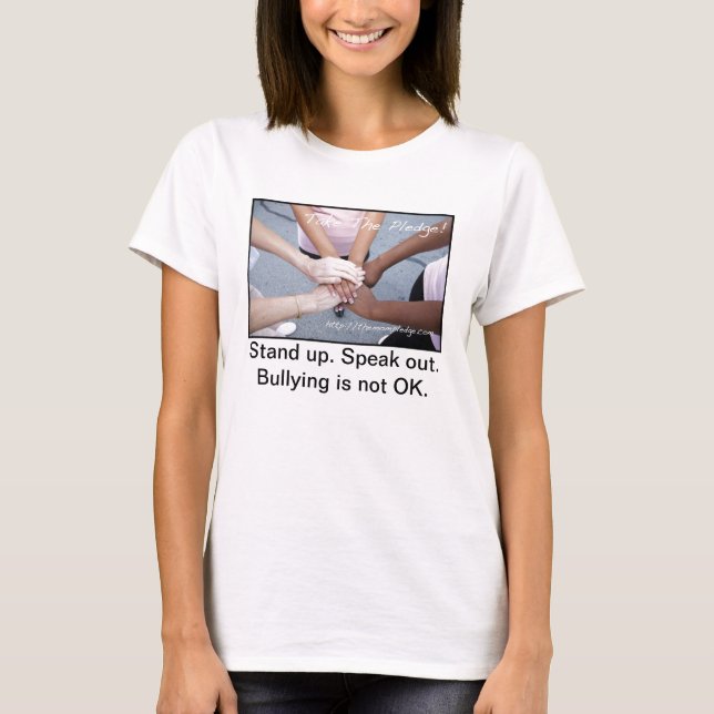 Camiseta Levante-se o T da boneca (Frente)