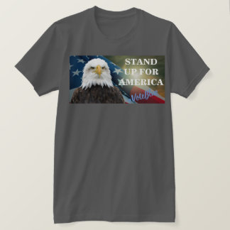 Camiseta LEVANTE-SE PARA A AMÉRICA #VoteBlue T-Shirt