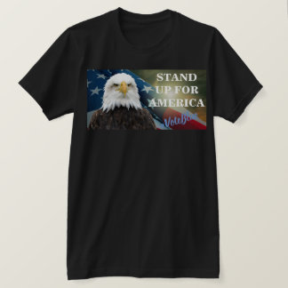 Camiseta LEVANTE-SE PARA A AMÉRICA #VoteBlue T-Shirt