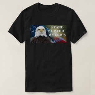 Camiseta LEVANTE-SE PARA A AMÉRICA #VoteBlue T-Shirt