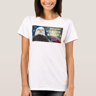 Camiseta LEVANTE-SE PARA A AMÉRICA #VoteBlue T-Shirt
