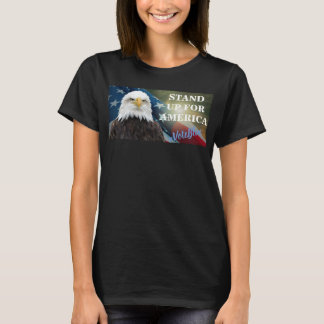 Camiseta LEVANTE-SE PARA A AMÉRICA #VoteBlue T-Shirt