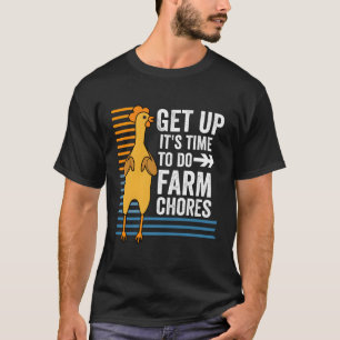 Camiseta Levante Seu Tempo De Fazer Fazendas De Fábrica De 