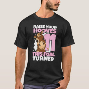 Camiseta Levante Seus Cascos Menina De 11 Anos Cavalos