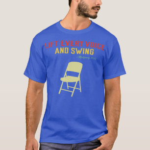 Camiseta Levante todas as vozes e as mesas de tendência de