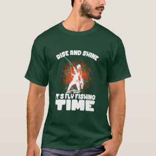 Camiseta Levantem-Se E Derramam O Seu Tempo De Pesca