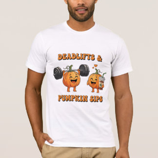 Camiseta Levantes mortos e goles de abóbora Fitness de outo