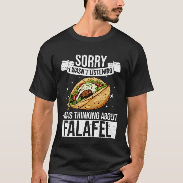 Camiseta Levantine Comida Chef Árabe Kebap Falafel (Frente)