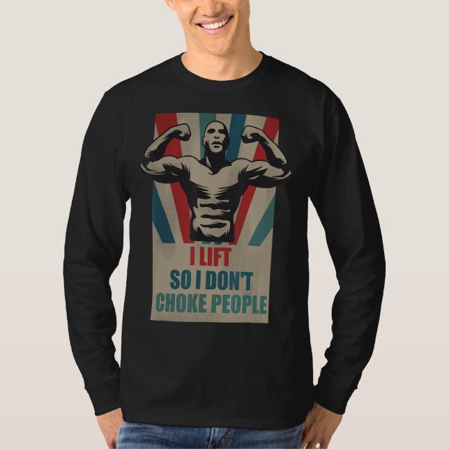 Camiseta Levanto-me para não engasgar Pessoas no edifício d (Frente)