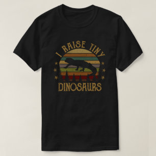 Camiseta Levanto Pequeno Dinossauro Vintage Retro Leopard G