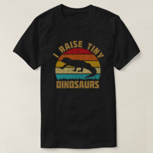 Camiseta Levanto Pequeno Dinossauro Vintage Retro Leopard G
