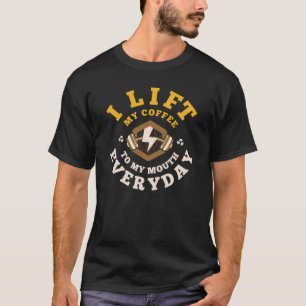 Camiseta Levanto Todos Os Dias (Dourado)
