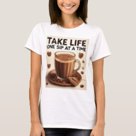CAMISETA LEVE A VIDA UM SIP DE CADA VEZ