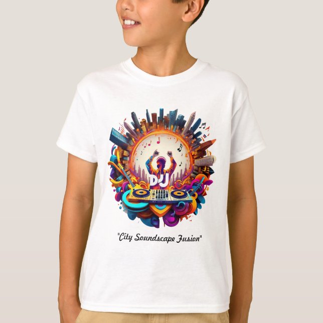 Camiseta "Leve Background Music Art" (Frente)