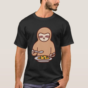 Camiseta Leve Comendo Dormindo Irônico Lama Custa