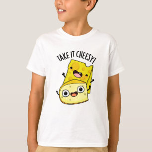 Camiseta Leve em Queijo Piada de Comida Divertida
