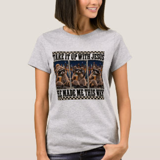 Camiseta Leve isso a Jesus, Ele me fez assim