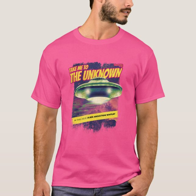 Camiseta Leve-Me À Alienígena De Abdução De Alienígenas Da  (Frente)