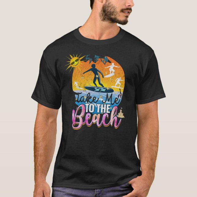 Camiseta Leve-me à Praia (Frente)