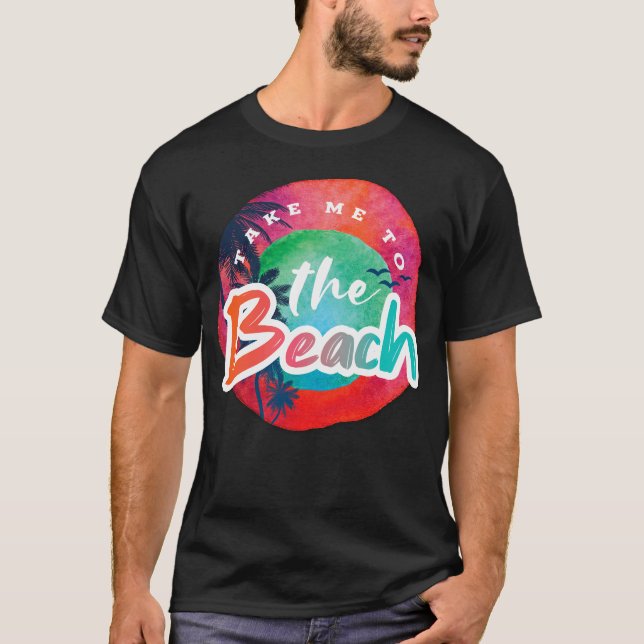 Camiseta Leve-me à praia (Frente)