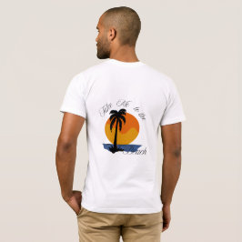 Camiseta Leve-me à praia - Camisa-T Tropical Sunset