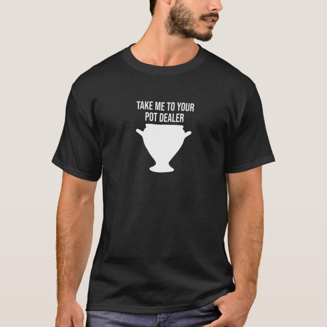 Camiseta Leve-Me À Sua Potência De Jogador De Pote (Frente)
