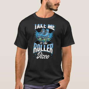 Camiseta Leve-me ao cilindro do disco retrorreflector 70s R