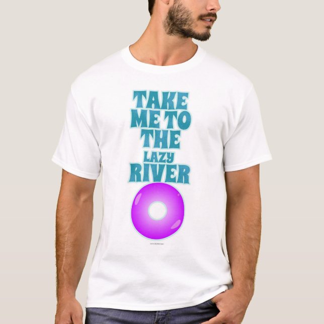 Camiseta Leve-Me Ao Diversão Do Rio Lpreguiçoso Slogan Sunn (Frente)