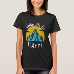 Camiseta Leve-Me Ao Egito Vintage Egito Férias