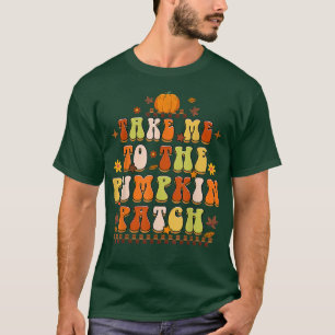 Camiseta Leve-Me Ao Farmador De Pumpkin Fall Autumn Th