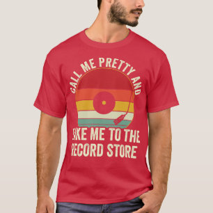 Camiseta Leve-Me Ao Gravador Engraçado Coletor De Vinilo