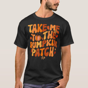 Camiseta Leve-Me Ao Pumpkin Patch, Engraçado outono.