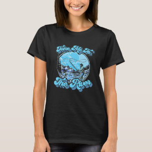 Camiseta Leve-me ao Rio Rio de Pesca de Mosca Vintage