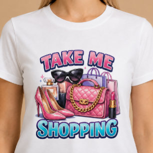 Camiseta Leve-me às Compras