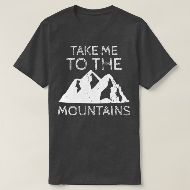 Camiseta Leve-Me Às Montanhas (Frente do Design)