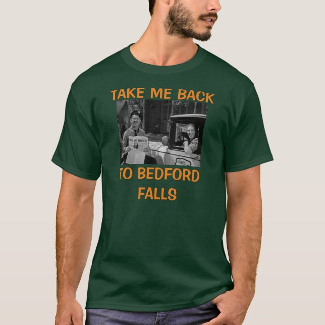 CAMISETA LEVE-ME DE VOLTA A BEDFORD FALLS (Frente)