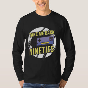 Camiseta Leve-Me De Volta Ao Controlador De Jogos Dos Noven