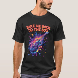 Camiseta Leve-me de Volta para a Diversão da Guitarra dos A