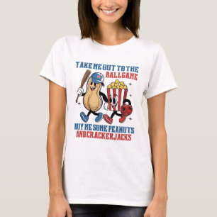 Camiseta Leve-me para o Llgame Compre-me alguns amendoins C