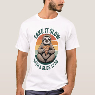 Camiseta Leve na Velocidade com uma Fatia para Levar