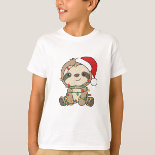 Camiseta Leve Natal Animais de Inverno Leves