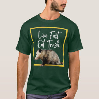 Camiseta Leve o lixo rápido vivo1