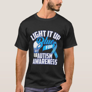 Camiseta Leve-O Para O Azul Para Presente De Consciência Au