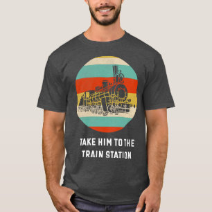 Camiseta Leve-O Para O Id Do Presente Do Comboio