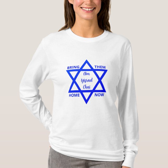 Camiseta LEVE-OS PARA CASA, Am Yisrael Chai T-SHIRT (Frente)